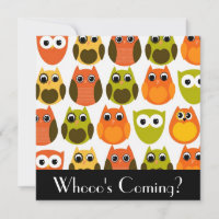 Cute Owl Invitation