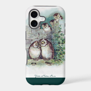 Cute Owl iPhone5 Case by Louis Wain