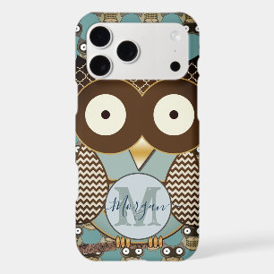 Cute Owl Moorish Zig Zag Motif Choisissez votre co