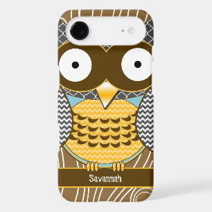Cute Owl Moorish Zig Zag Motif Choisissez votre co