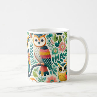 Cute owl mug