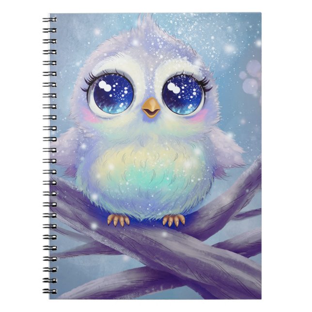 Cute Owl Notebook (Front)