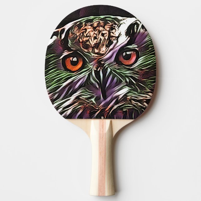 CUTE OWL   PING PONG PADDLE (Front)