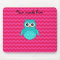 Cute owl pink chevrons