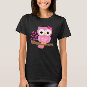 Cute Owl  Pink   Women's T-Shirt