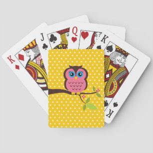 Cute Owl Playing Cards