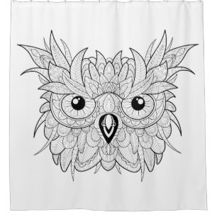 Cute Owl Portrait Doodle