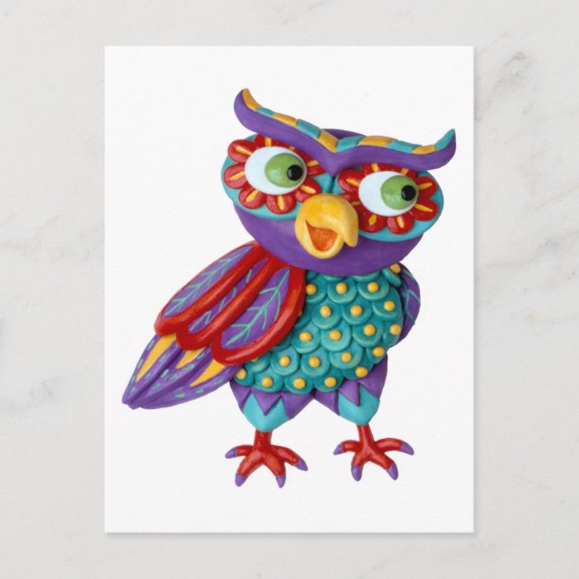Cute Owl Postcard (Front)