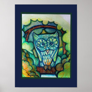 Cute Owl                                           Poster