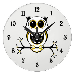 Owl Bird Wall Clocks | Zazzle.ca