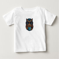 “Cute Owl with Coffee Cup” Funny Design