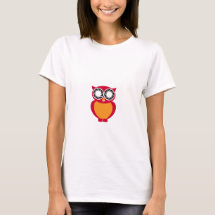 Cute Owl with Photography aperture eyes T-Shirt