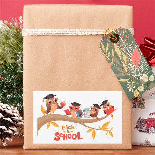 Cute Owls Back to School Graduation  Sticker