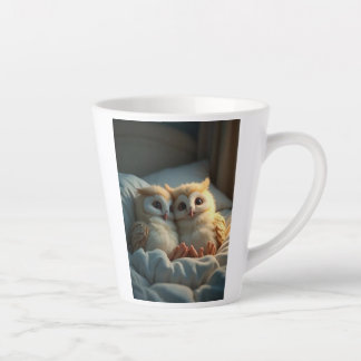 Cute owls in bed mug