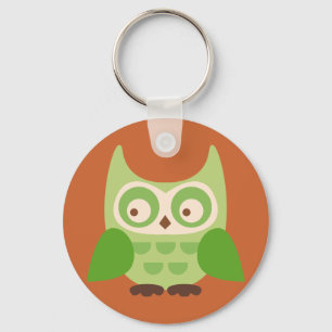 Cute Owls Keychain