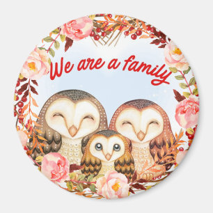 Cute Owls Magnet