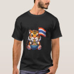 Cute Pad Thai Tiger Thailand Love Noodle Bowl T-Shirt<br><div class="desc">Cute Pad Thai Tiger Thailand Love Noodle Bowl</div>