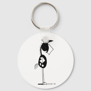 Cute Paint Horse Cartoon Keychain