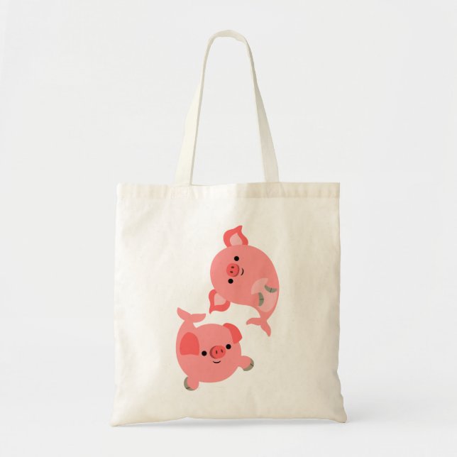 Cute Pair of Cartoon Merpigs Bag (Front)