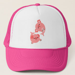 Cute Pair of Cartoon Merpigs Hat