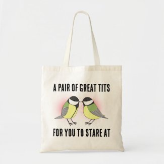 Cute Pair of Little Birds Funny Joke Gift for her