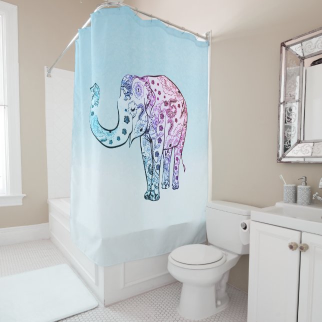 Cute Paisley Elephant (In Situ)