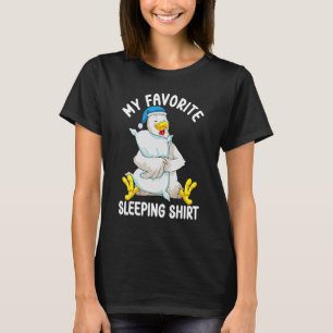 Cute Pajama for Women Nigh Sleeping Chicken T-Shirt