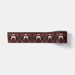 cute Palestinian girl Embroidery red tatreez   Satin Ribbon