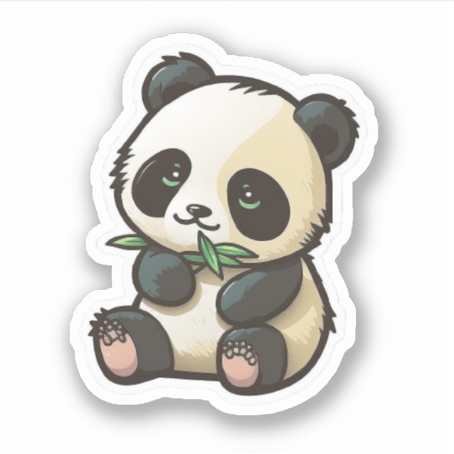Cute Panada Sticker (Front)