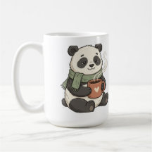 Cute Panda - Animal Cafe Illustration