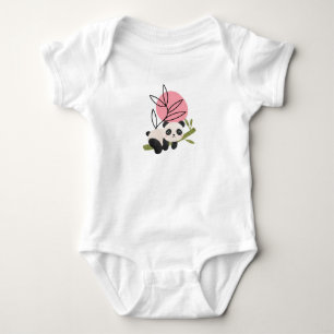 Cute Panda Baby Bodysuit