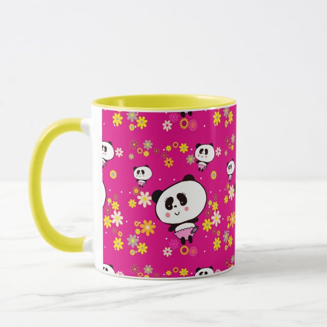 Cute Panda Baby customized Mug (Left)