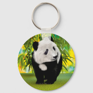 Cute Panda Bear Cub Kawaii Animal Lover Gift Keychain