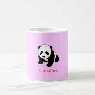 Cute Panda Bear Fan Personalized Coffee Mug Gift
