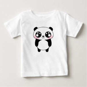 Cute Panda Bear Illustration Baby T-Shirt