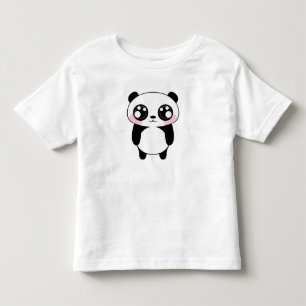 Cute Panda Bear Illustration Toddler T-shirt