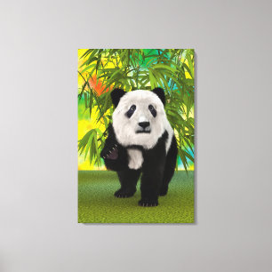 Cute Panda Bear Kawaii Animal Lover Perfect Gift Canvas Print