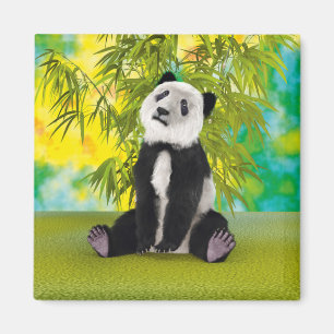 Cute Panda Bear Kawaii Animal Lover Perfect Gift Magnet