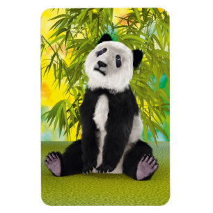 Cute Panda Bear Kawaii Animal Lover Perfect Gift Magnet