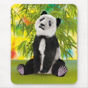 Cute Panda Bear Kawaii Animal Lover Perfect Gift Mouse Pad