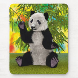 Cute Panda Bear Kawaii Animal Lover Perfect Gift Mouse Pad