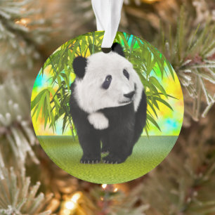 Cute Panda Bear Kawaii Animal Lover Perfect Gift Ornament
