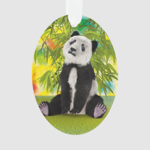 Cute Panda Bear Kawaii Animal Lover Perfect Gift Ornament