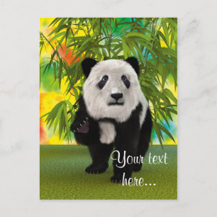 Cute Panda Bear Kawaii Animal Lover Perfect Gift Postcard
