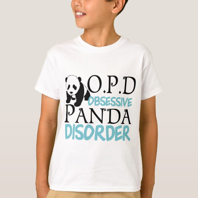 Cute Panda Bear Kids T-Shirt (Front)