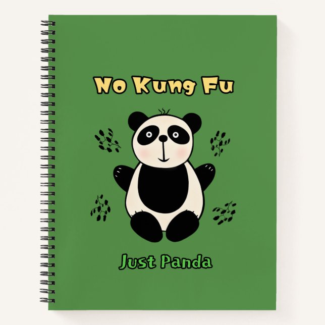 Cute panda bear notebook (Front)