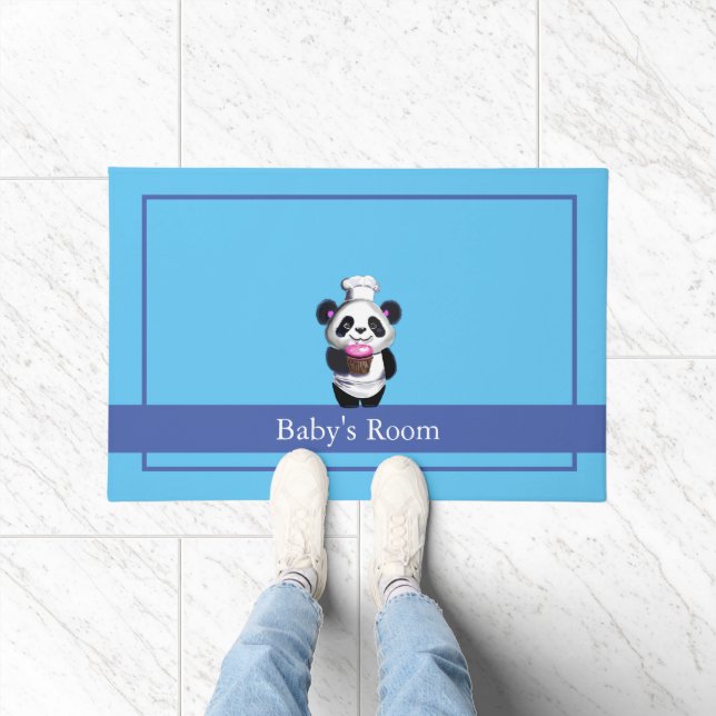 Cute Panda Bear Rug Door Mat (Indoor)