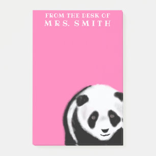 Cute Panda Bear School Teacher Post-it Notes