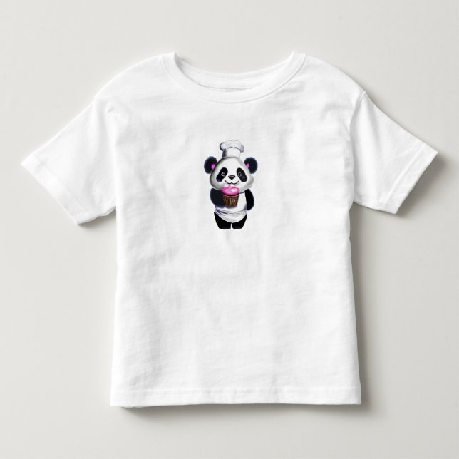Cute Panda Bear T-Shirt (Front)