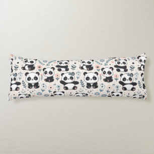 Cute Panda Bears Body Pillow